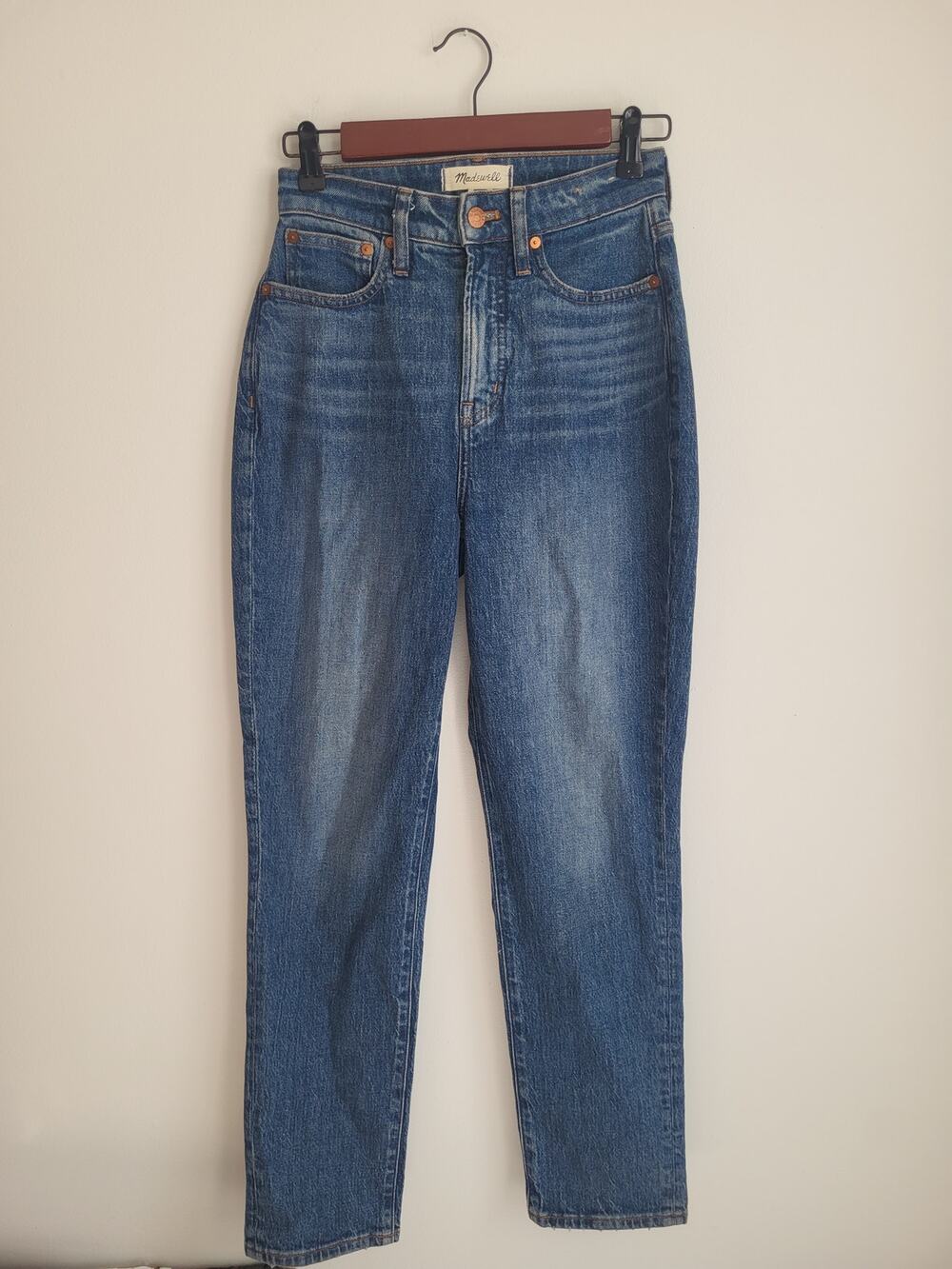 NWT Madewell The Curvy Perfect Vintage Jean Size 25 Wash Denim High Rise